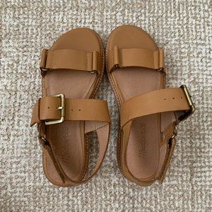 Madewell Tan Leather Sandals